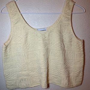 Heart Pattern Crop Tank